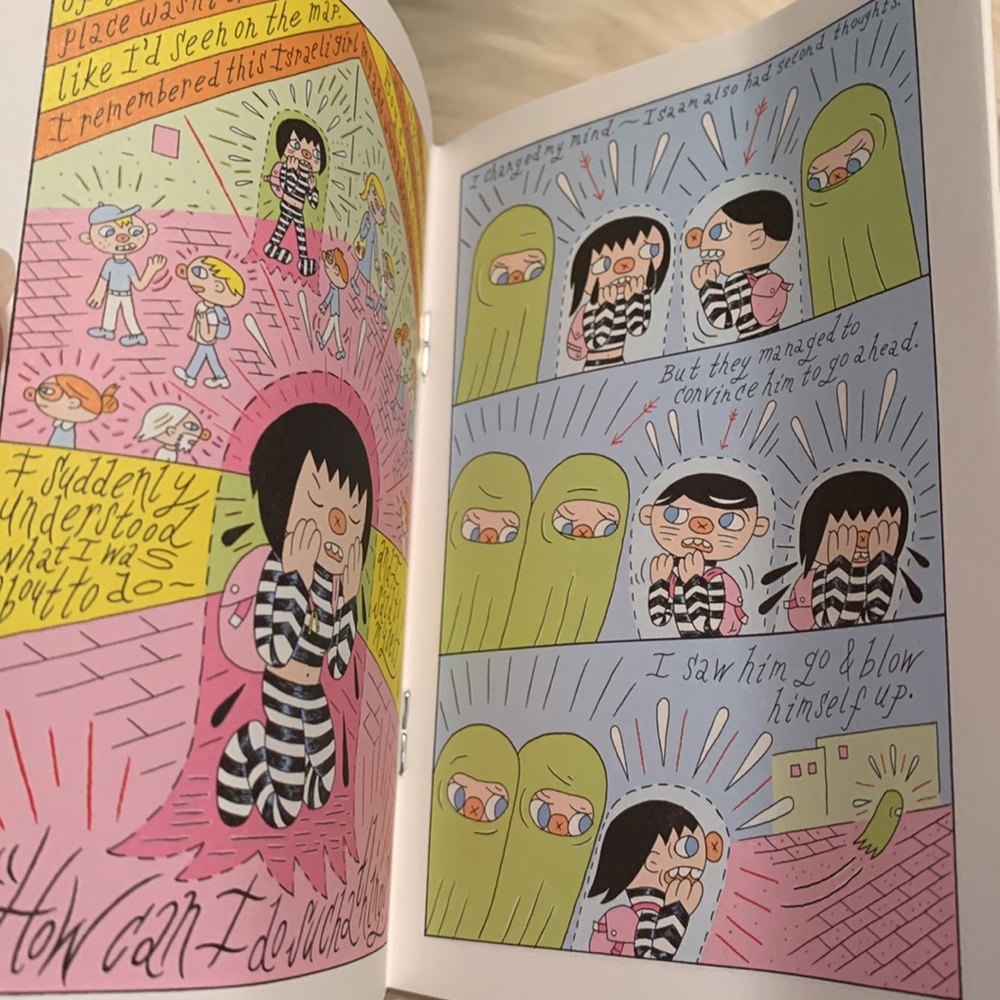 Girls Against Pain. Political comic book.